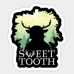 Sweet Tooth Silhouette Sticker